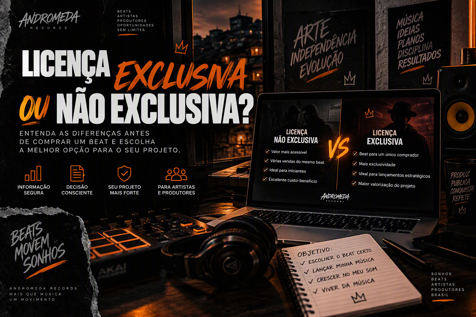 Licença Exclusiva ou Não Exclusiva? Entenda as Diferenças Antes de Comprar um Beat
